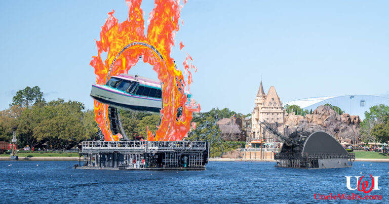 I jumped my boat through a burnin' ring of fire.... Photo bits assembled from DisneyFoodBlog, WDW News Today, BlogMickey.
