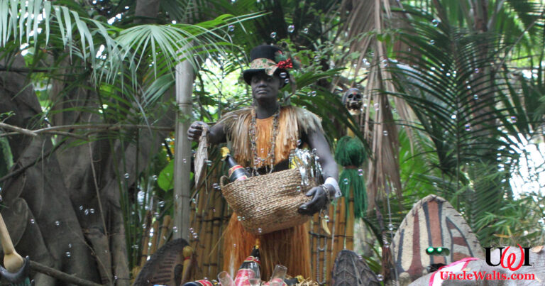 A very obviously non-mask-wearing Trader Sam. Photo by Steven Miller [CC BY 2.0] via Flickr.