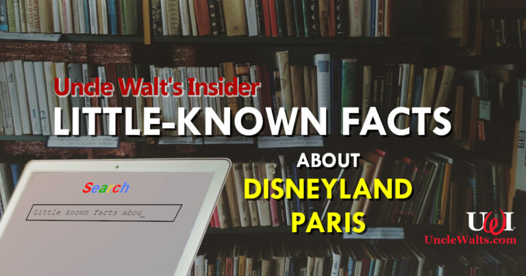 Little-known facts about Disneyland Paris!