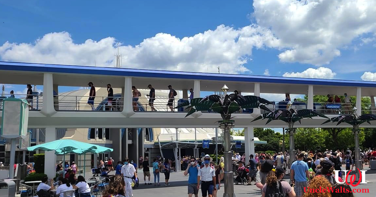 TTA converts to pedestrian-only attraction. Photo by Uncle Walt, used without permission.