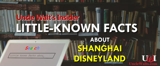 Little-known Facts about Shanghai Disneyland!