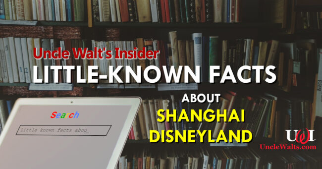 Little-known Facts about Shanghai Disneyland!