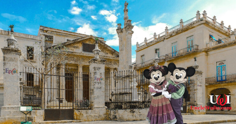 Epcot's Cuba Pavilion, before the overcrowding. Much simpler to photoshop. Photo [CC0] via Pixabay.