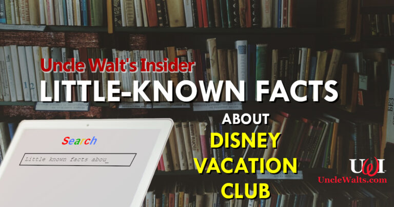 Top 16 little-known facts about the Disney Vacation Club!