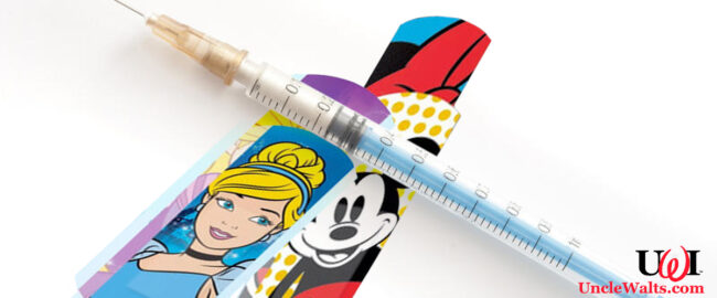 Any risk is totally worth the reduced-price Disney-branded adhesive bandage, right? Photo by freeimageslive.co.uk [CC BY 3.0].