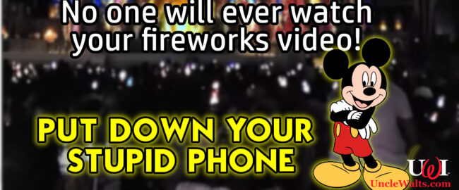 Does anyone ever just watch the fireworks without filming any more? Screen capture from video by John Lindner via YouTube.
