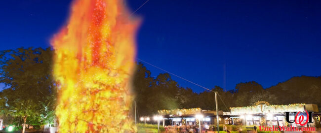 Bob "Bob" Chapek was seen selling marshmallows for roasting for $5 each. Photo courtesy Disney Parks Blog.