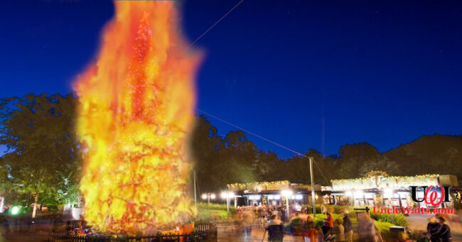 Bob "Bob" Chapek was seen selling marshmallows for roasting for $5 each. Photo courtesy Disney Parks Blog.