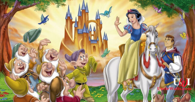 Not Snow White and the Seven "Magical CGI Creatures". Photo © Disney.