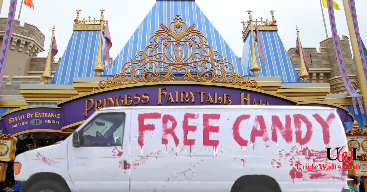 Would you climb into this van to go meet Mickey? Photo by ITM via Flickr & Reddit.