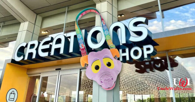 The detached head of Figment, now on sale at Mouse Gear, er, the Creations Shop. Photo courtesy viajandoparaorlando.com.