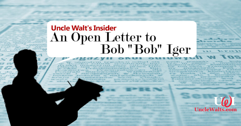 An Open Letter to Bob Iger