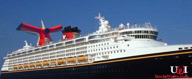 Maybe they'll call it "Monstro's Whale Tail" for a while. Photo © Disney, Carnival Corp., maybe.