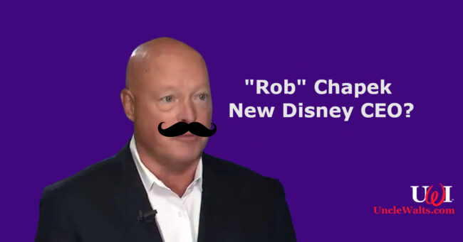 Possible Disney CEO "Rob" Chapek.