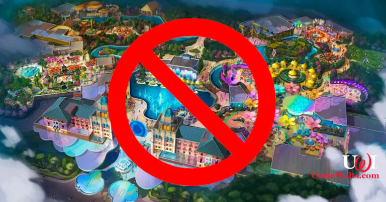 Don't believe anything until you read it in Uncle Walt's Insider! Artists concept of fake Texas park © Universal.