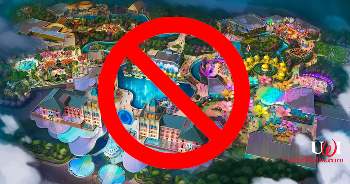 Don't believe anything until you read it in Uncle Walt's Insider! Artists concept of fake Texas park © Universal.