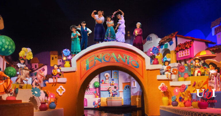 We know it's cheaper to retheme an existing attraction... but why exactly is Mirabelle having a river adventure? Photo © Disney.
